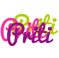 priti flowers logo