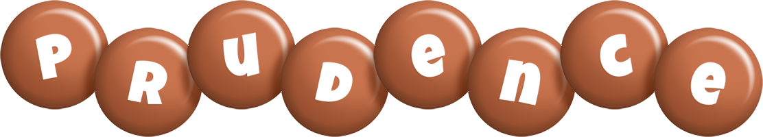 prudence candy-brown logo