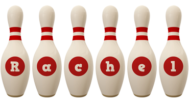 rachel bowling-pin logo