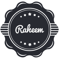 raheem badge logo