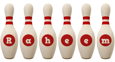 raheem bowling-pin logo