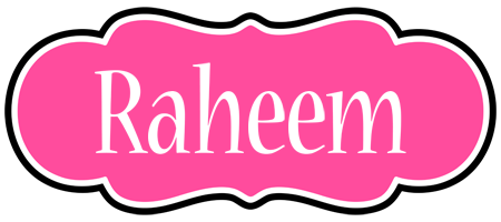 raheem invitation logo