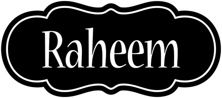 raheem welcome logo