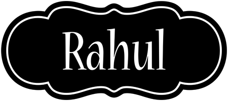 rahul welcome logo