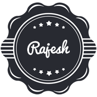 rajesh badge logo