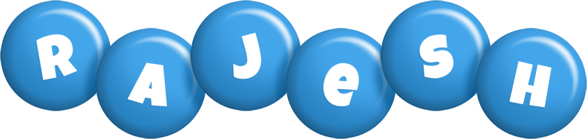 rajesh candy-blue logo