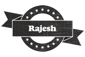 rajesh grunge logo