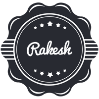 rakesh badge logo