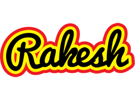 rakesh flaming logo