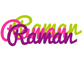 raman flowers logo