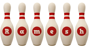 ramesh bowling-pin logo