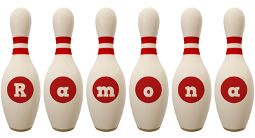 ramona bowling-pin logo