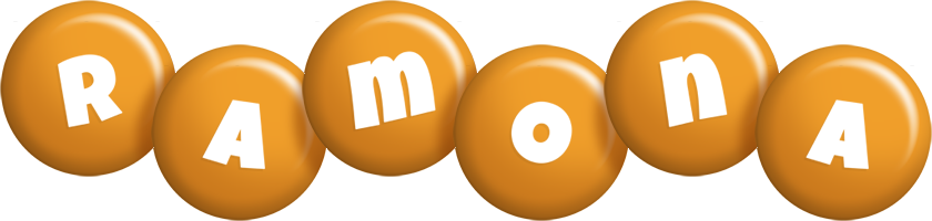 ramona candy-orange logo