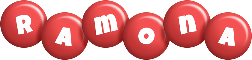 ramona candy-red logo