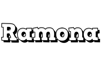 ramona snowing logo
