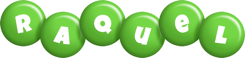 raquel candy-green logo
