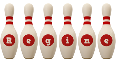 regine bowling-pin logo