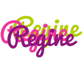 regine flowers logo