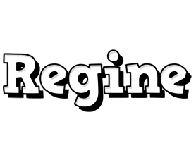 regine snowing logo