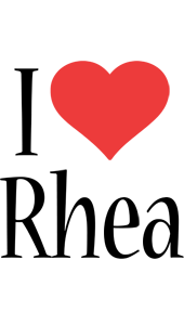rhea i-love logo