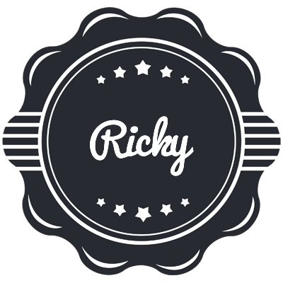 ricky badge logo
