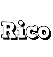 rico snowing logo