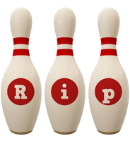 rip bowling-pin logo