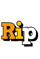 rip cartoon logo