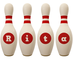 rita bowling-pin logo