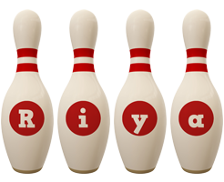 riya bowling-pin logo