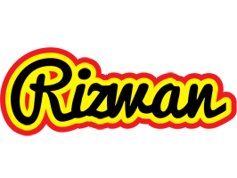 rizwan flaming logo