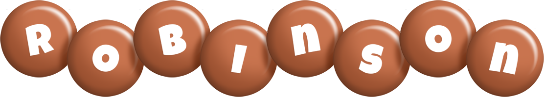 robinson candy-brown logo