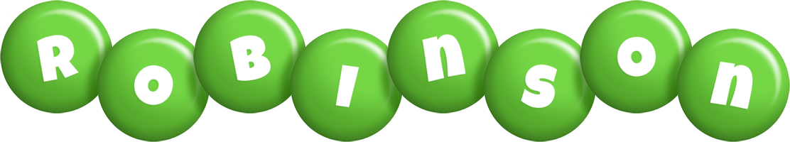 robinson candy-green logo