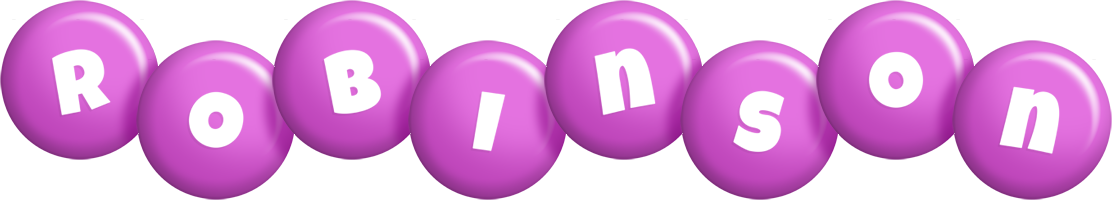 robinson candy-purple logo
