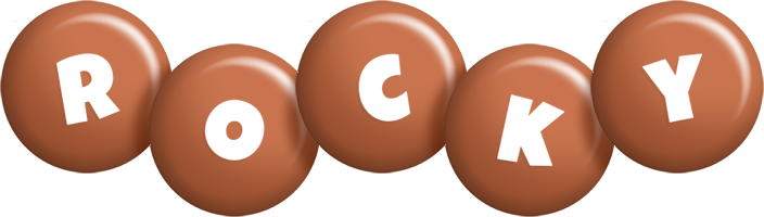 rocky candy-brown logo