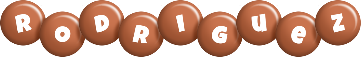 rodriguez candy-brown logo