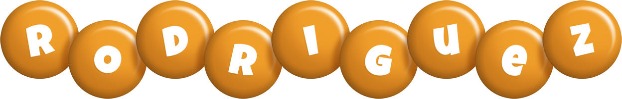 rodriguez candy-orange logo