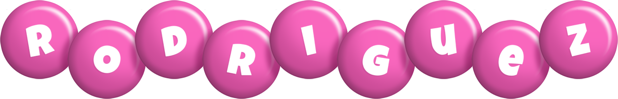 rodriguez candy-pink logo