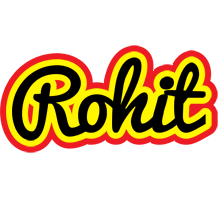 rohit flaming logo