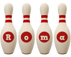 roma bowling-pin logo