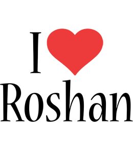 roshan i-love logo