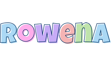 rowena pastel logo