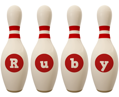 ruby bowling-pin logo