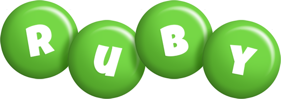 ruby candy-green logo