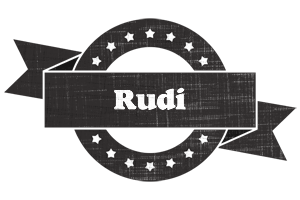 rudi grunge logo