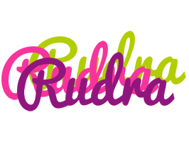 rudra flowers logo