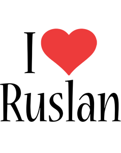 ruslan i-love logo