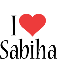 sabiha i-love logo