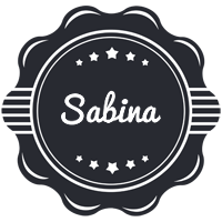 sabina badge logo