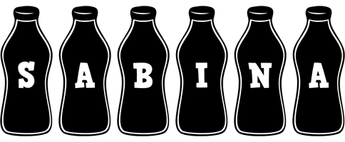 sabina bottle logo